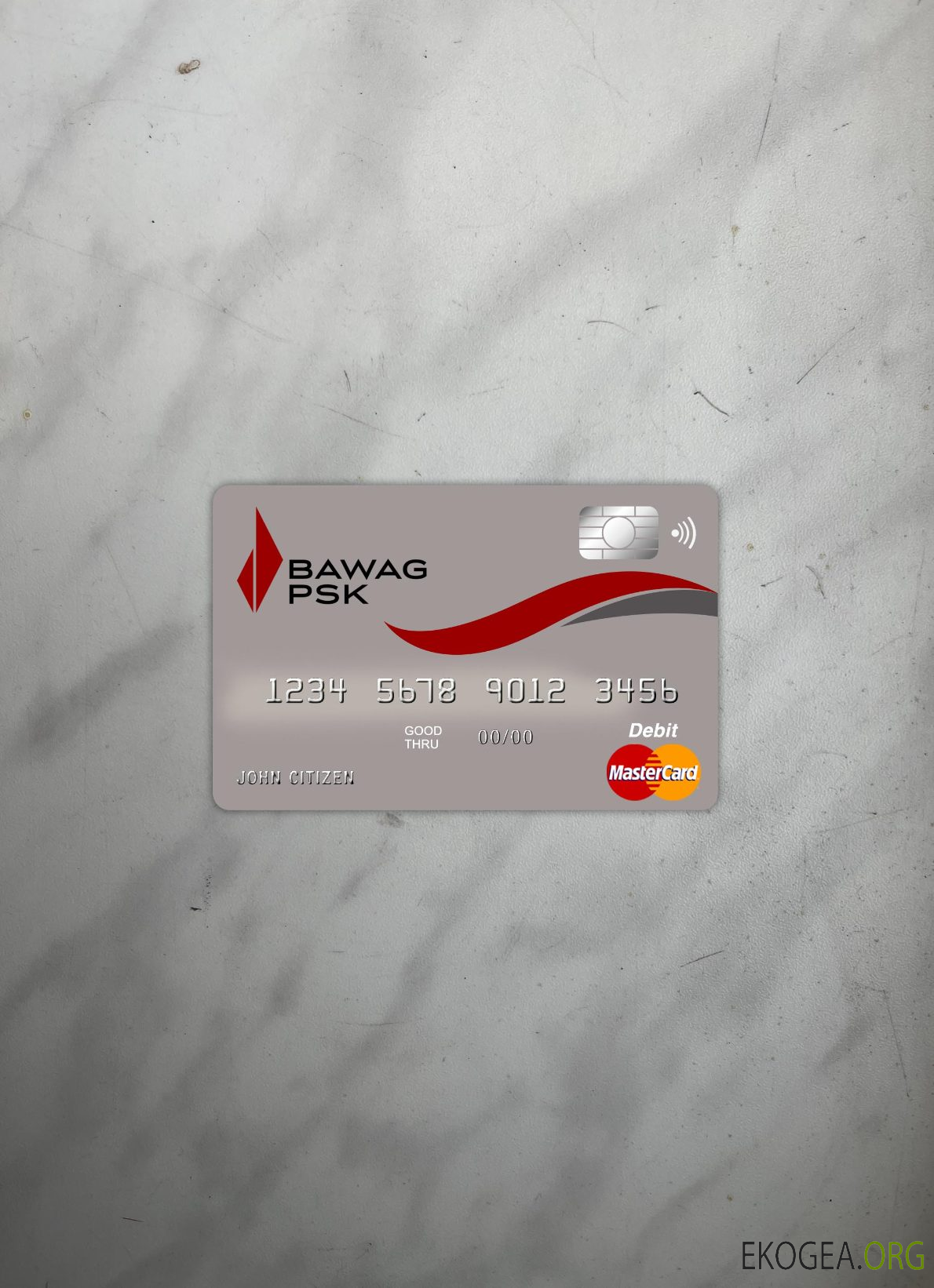 Autriche Bawag PSK banque master card photolook recto